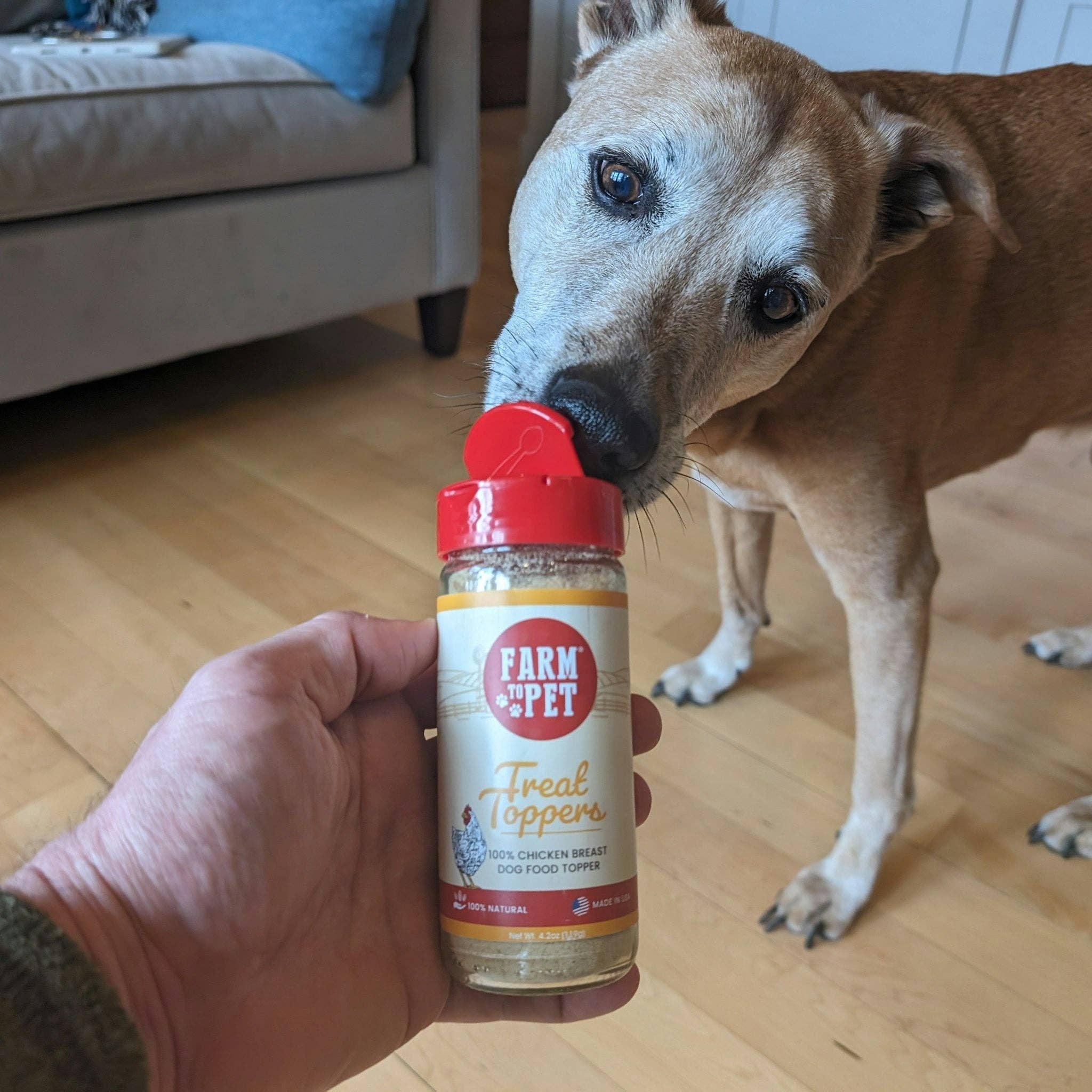 Farm to Pet Healthy Treats for Dogs & Cats - Wholesale Pet Treats - Dog - Treat Topper Chicken Dog Food Topper2