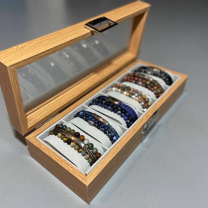 Armbåndsdisplay, etui 6 puder for engroshandel hos by julian