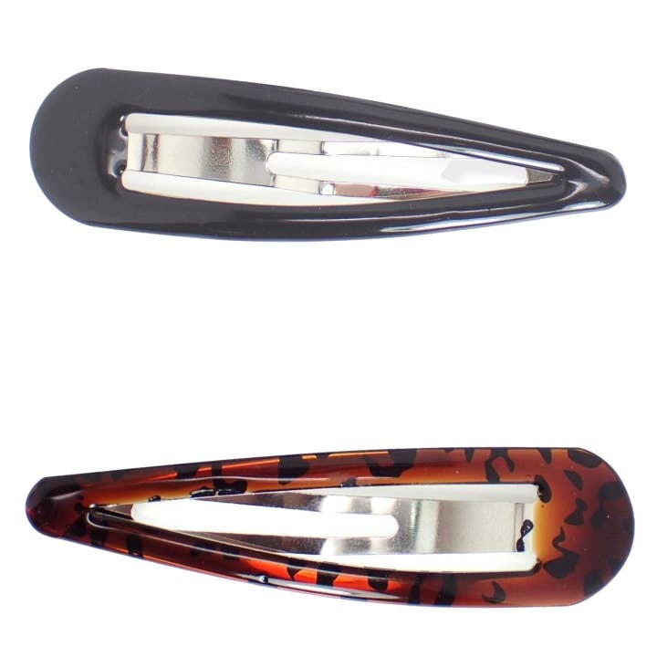 Topkids Accessories – wholesale Hair clip – Women’s – 9cm / 3.5" Large Hair Snap Clips Big Snap Clips Women Girls Kids Sectioning Slide Grip Fringe Styling Fine Hair Thick Hair Bendies Sleepies Epoxy5