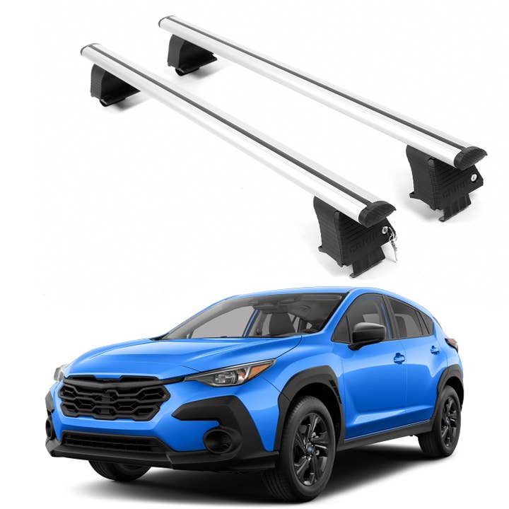 ERKUL Roof Rack Crossbars For SUBARU CROSSTREK 2024-2026 Naked Roof Aluminum Silver for wholesale by Erkul Auto USA