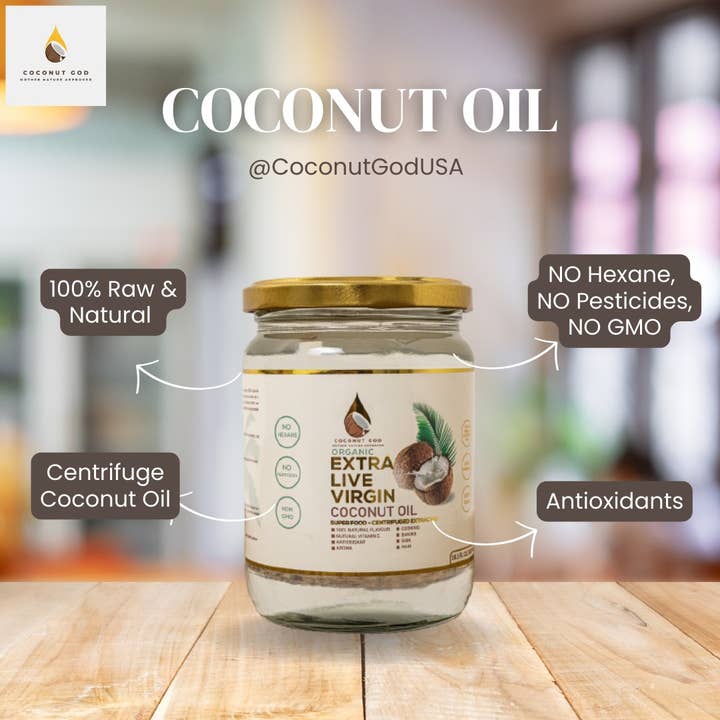 coconutgod - Wholesale Bath/Body Oil - Centrifuge extra virgin coconut oil for hair and skin
