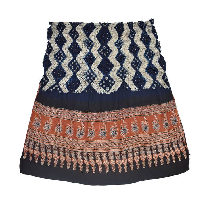 Dupatta Designs - Wholesale Scarf – Women's - Faiz II Limited Edition Handmade Bandhani Shawl24