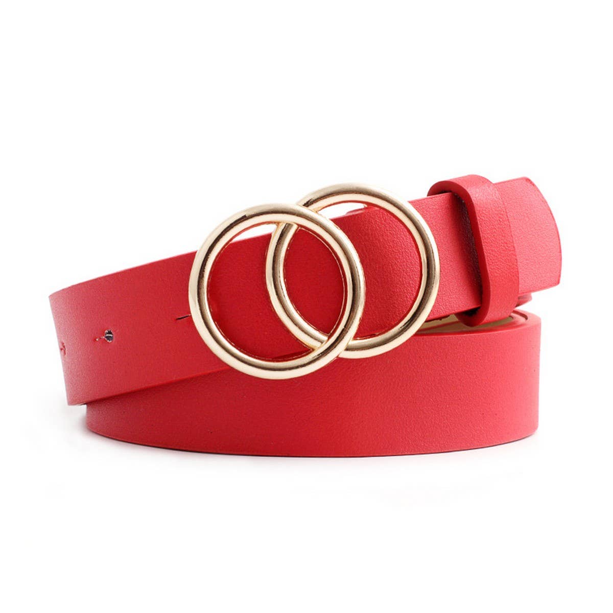 NINEXIS - Wholesale Belt - Women's - CWABE0383_VINTAGE DECORATIVE BELT WITH DOUBLE ROUND BUCKLE0