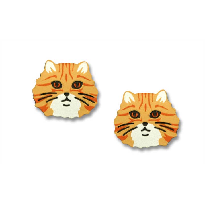 Cat Face Post - DISCONTINUED for wholesale by Left Hand Studios