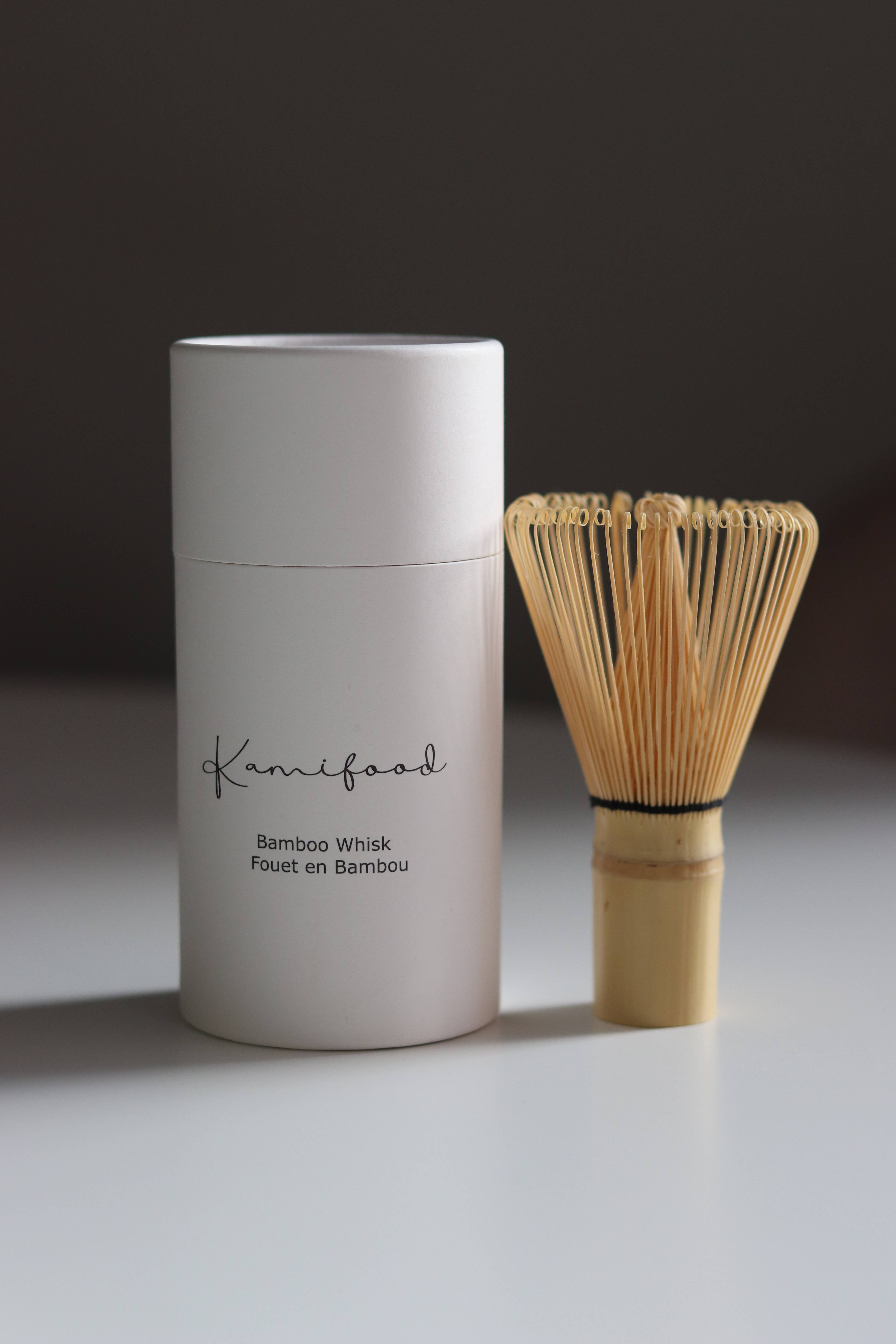 KAMIFOOD - Wholesale Whisk - MATCHA WHISK, Bamboo Traditional, Paper Tube Packaging0
