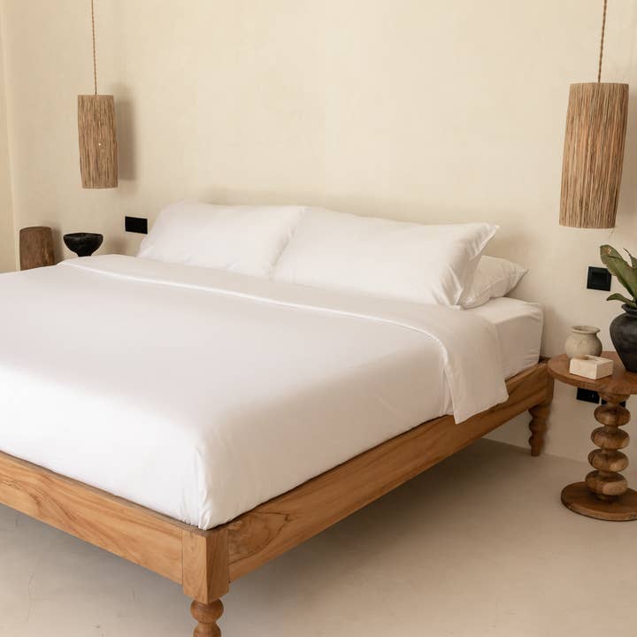 Organic Bamboo Sateen Duvet Cover Set for wholesale by Aeptom