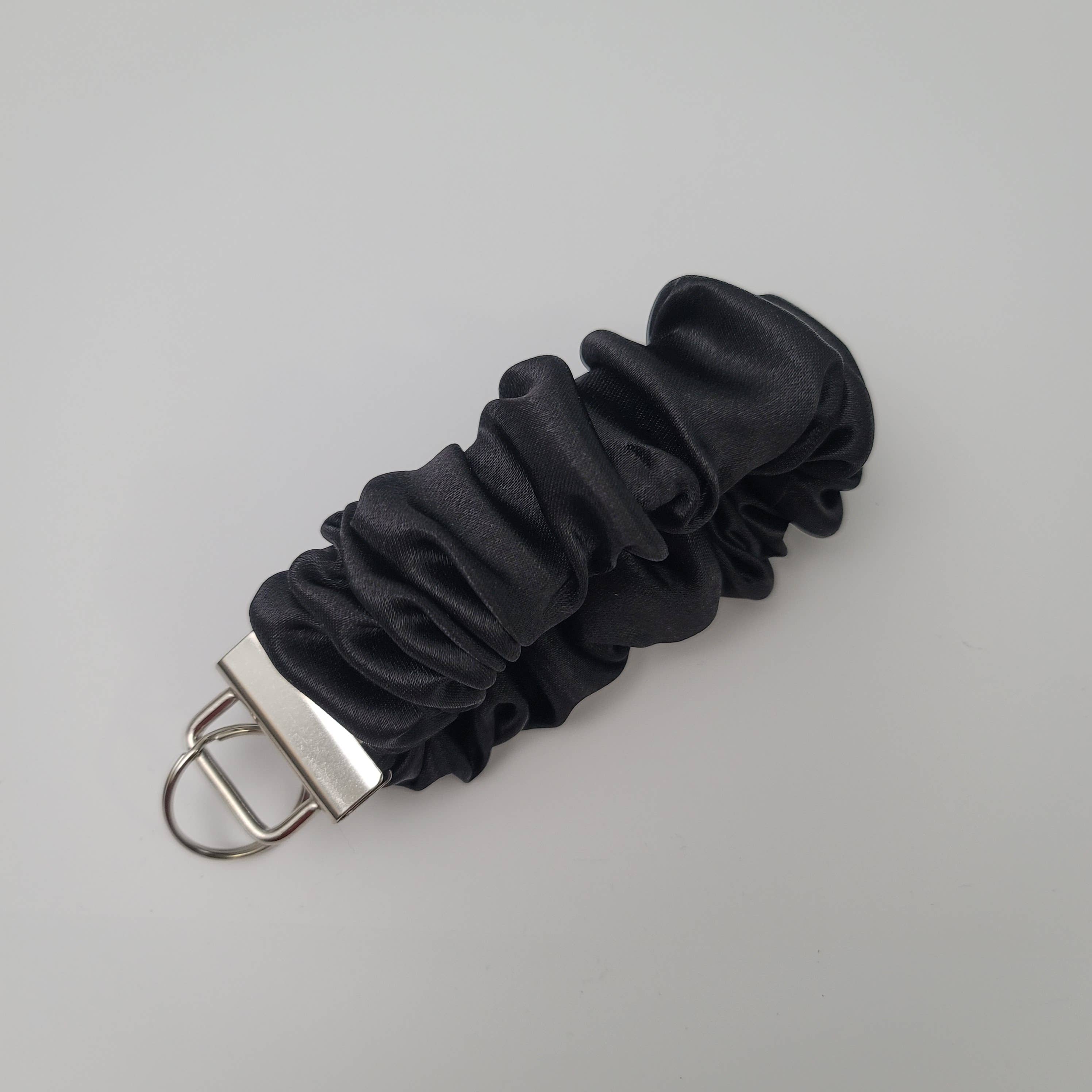 Blush Pop Creations - Wholesale Keychain - Women's - Black Scrunchie Wristlet Keychain1