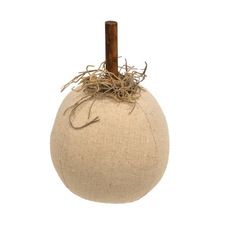 Primitive Mossy Natural Pumpkin, 5" for wholesale by The Hearthside Collection