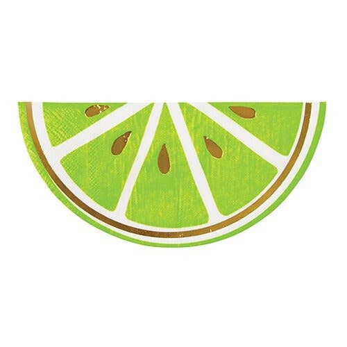 Shaped Napkins - Lime for wholesale by Slant Collections by Creative Brands