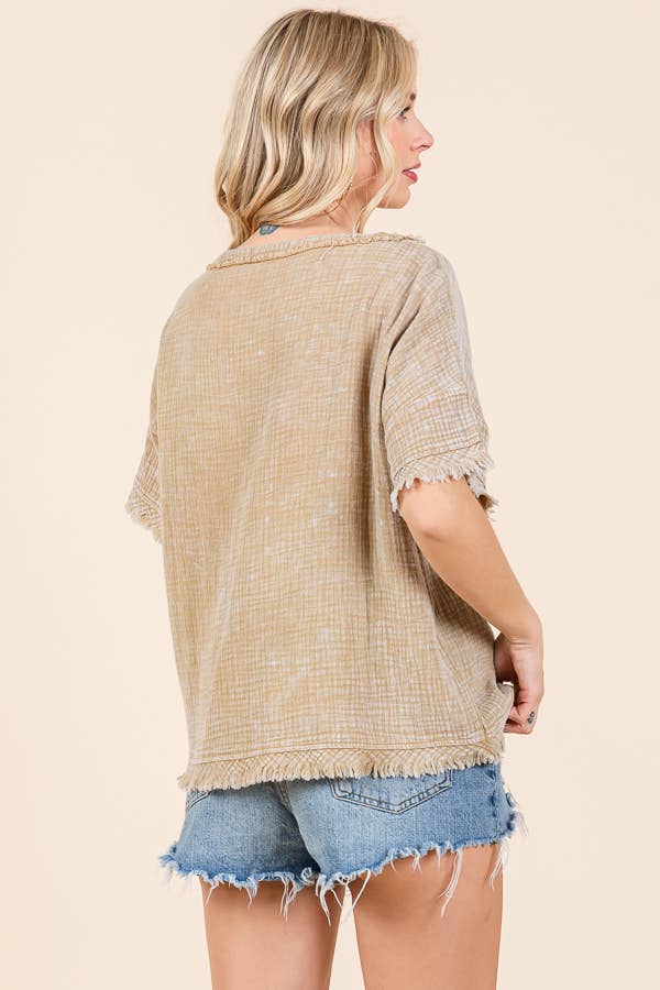 Culture Code - Wholesale Knit Top - Women's - CWT2134MW - SCOOP NECK OVERSIZE TOP16