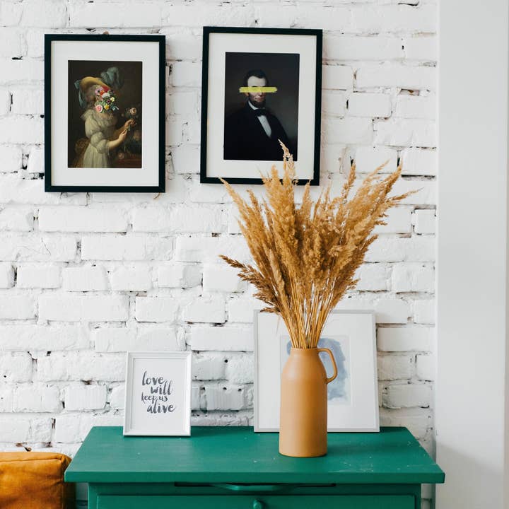 Black Frame 40x30 (Yellow Lincoln) for wholesale by Really Nice Things