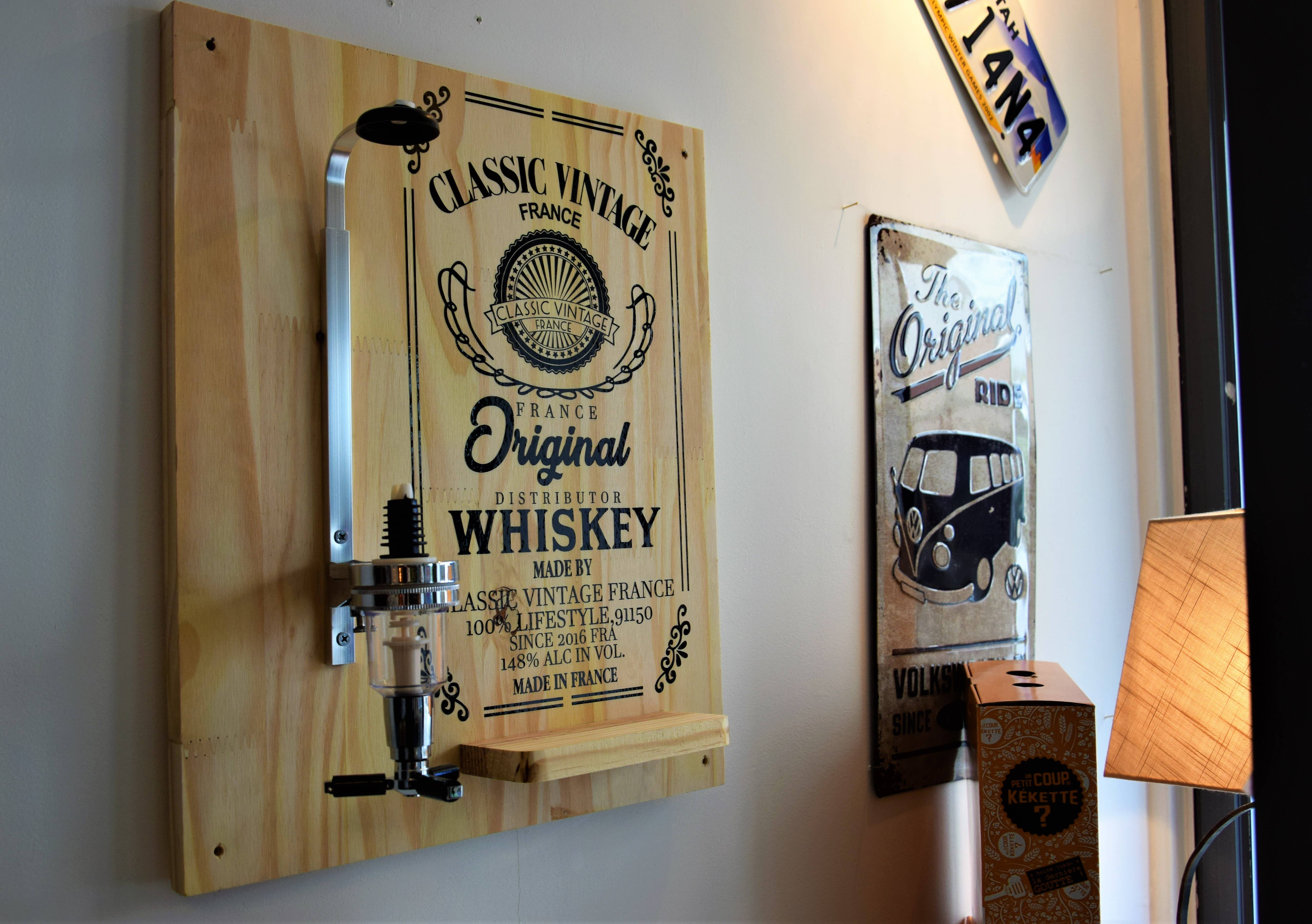 Classic vintage france - Wholesale Drink Dispenser - Natural square drink dispenser1