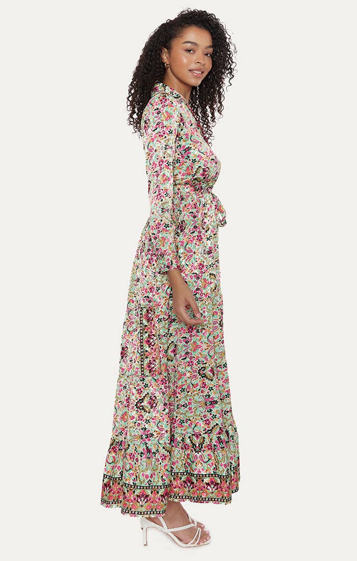 RAGA - Vente Robe – femme - Maxi ceinturé Lodhi3