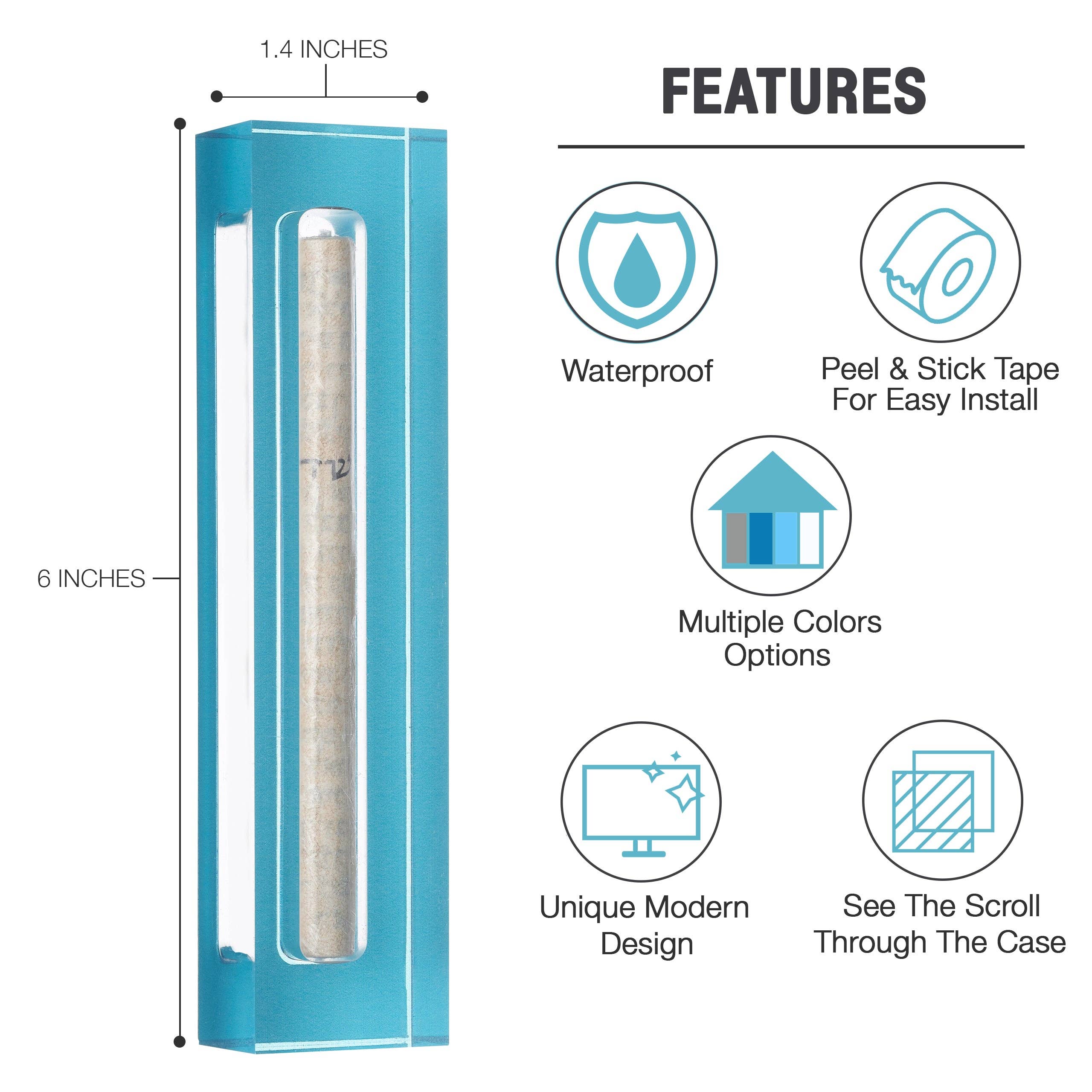 A&S Mezuzot - Wholesale Decorative Tabletop Object - Acrylic-Lucite Design11