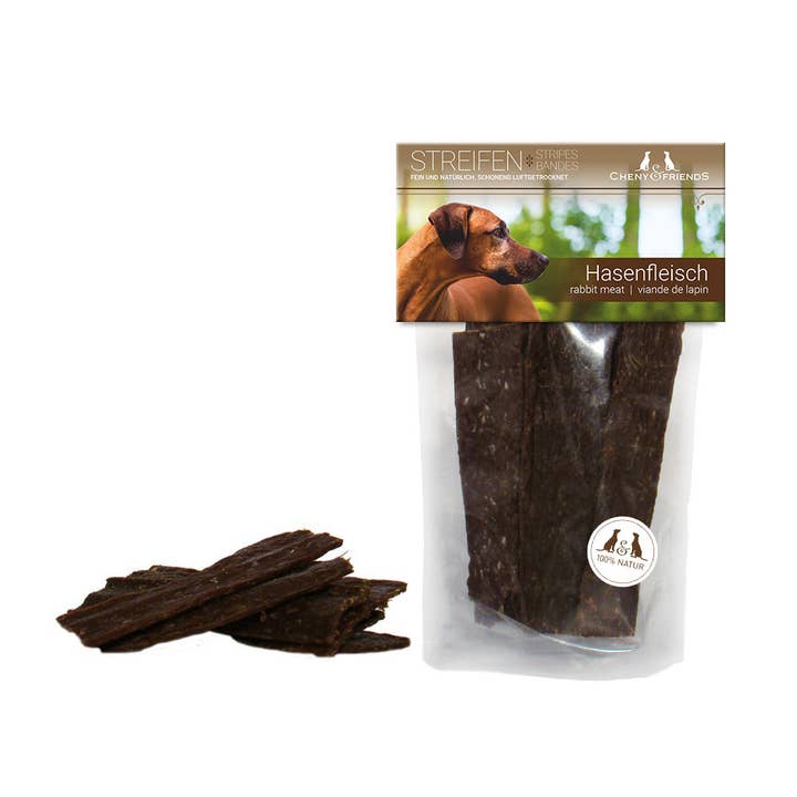 Lanières de viande de lièvre pour la vente par Cheny & Friends