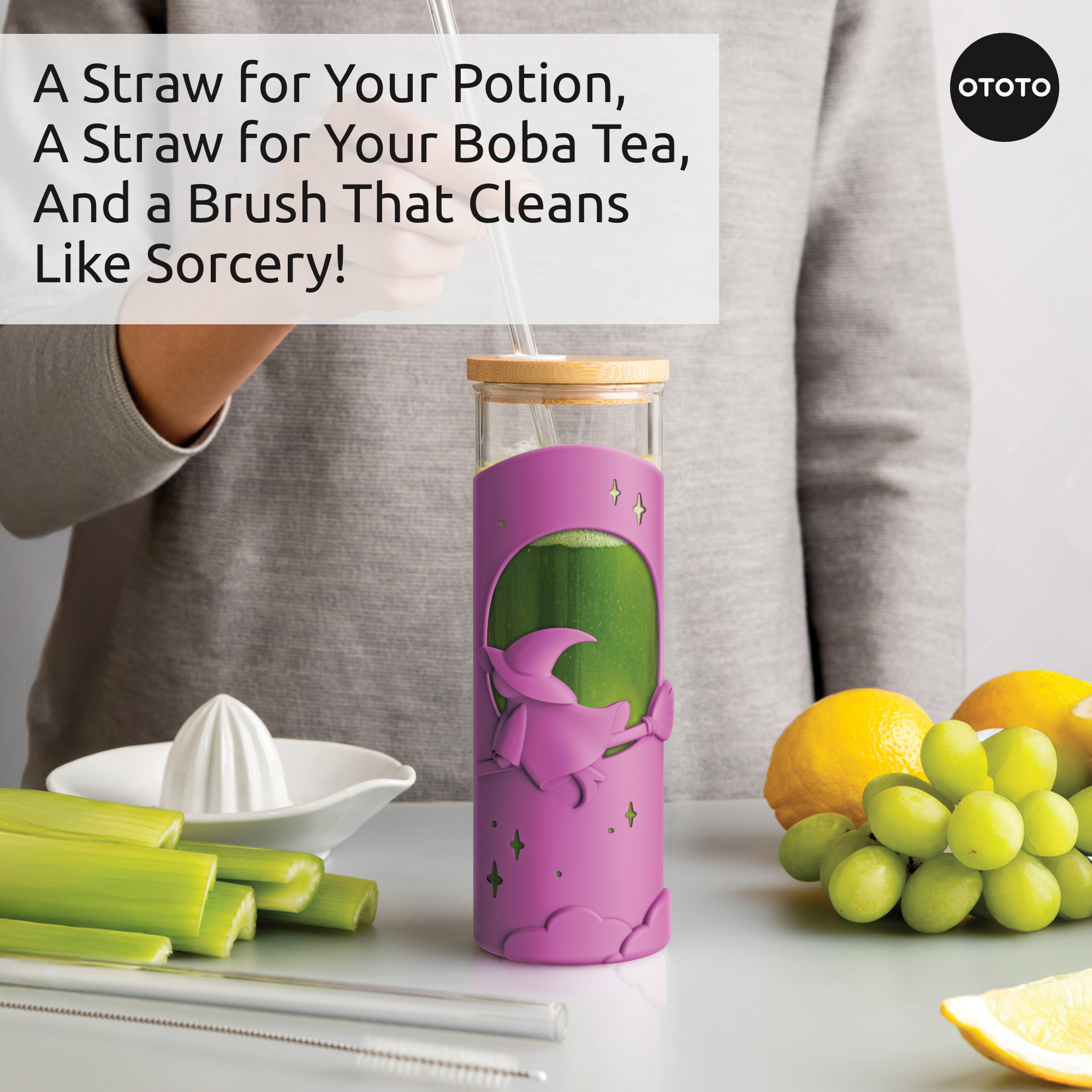 OTOTO - Wholesale Insulated Mug/Tumbler - Wicked Brew Glass Tumbler Cup - Halloween Gifts2