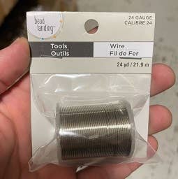 Factory Direct Craft - Wholesale Wire - 24 yards Silver Copper Beading Wire Spool - Select Gauge4