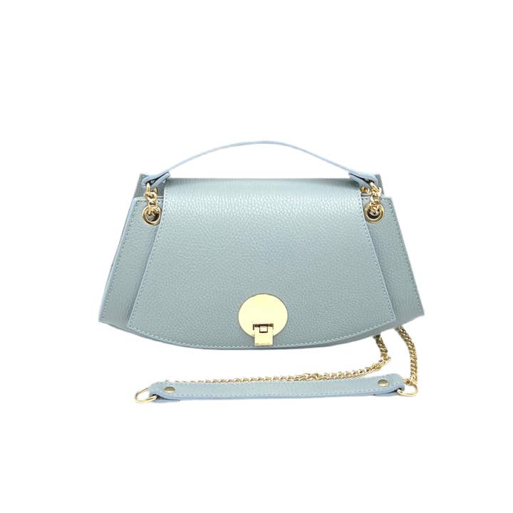 Suie Valentini srl - Wholesale Top Handle Bag - Women's - Genuine leather chain bag, made in Italy, art. 112439