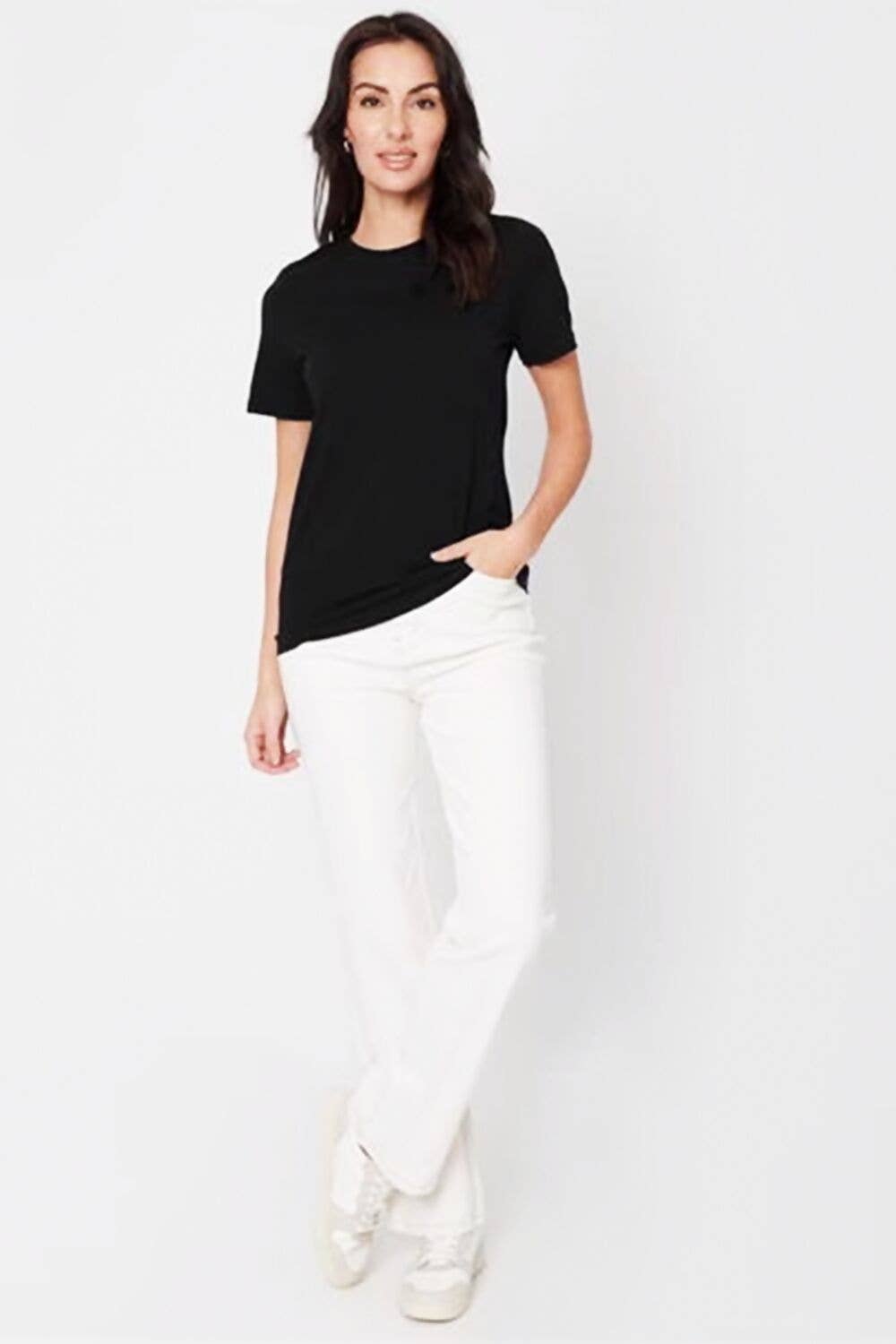 justyouroutfit - Venta al por mayor Camiseta - Mujer - Camiseta de cuello redondo para mujer0