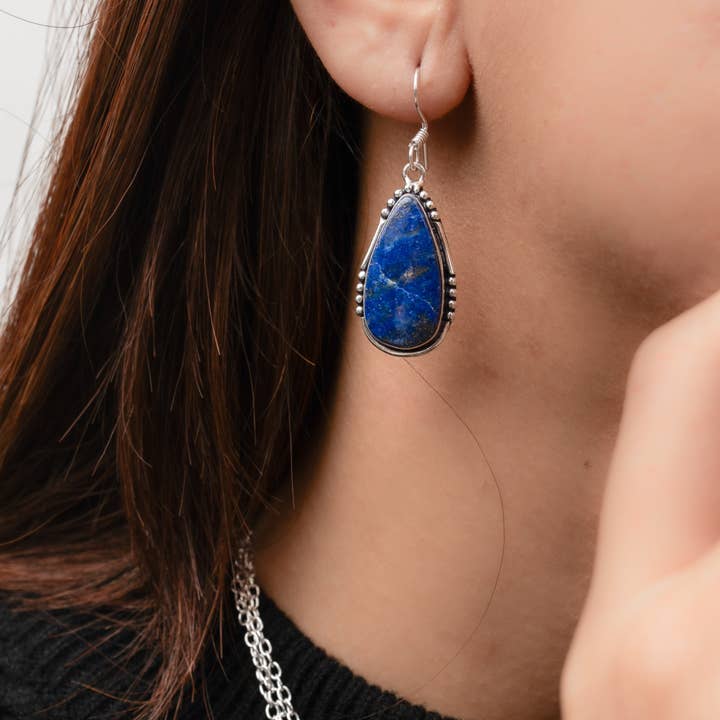 Handmade Jewels - Wholesale Dangle Earrings - Boho Crystal Earrings For Women - Silver Plated, Designer, Chic, Assorted And Wholesale1