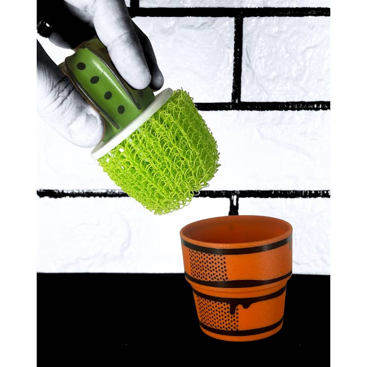 Everyday Objects - Wholesale Cleaning Brush - Cactus Makes Perfect Mesh Scrub Brush for Dishes11