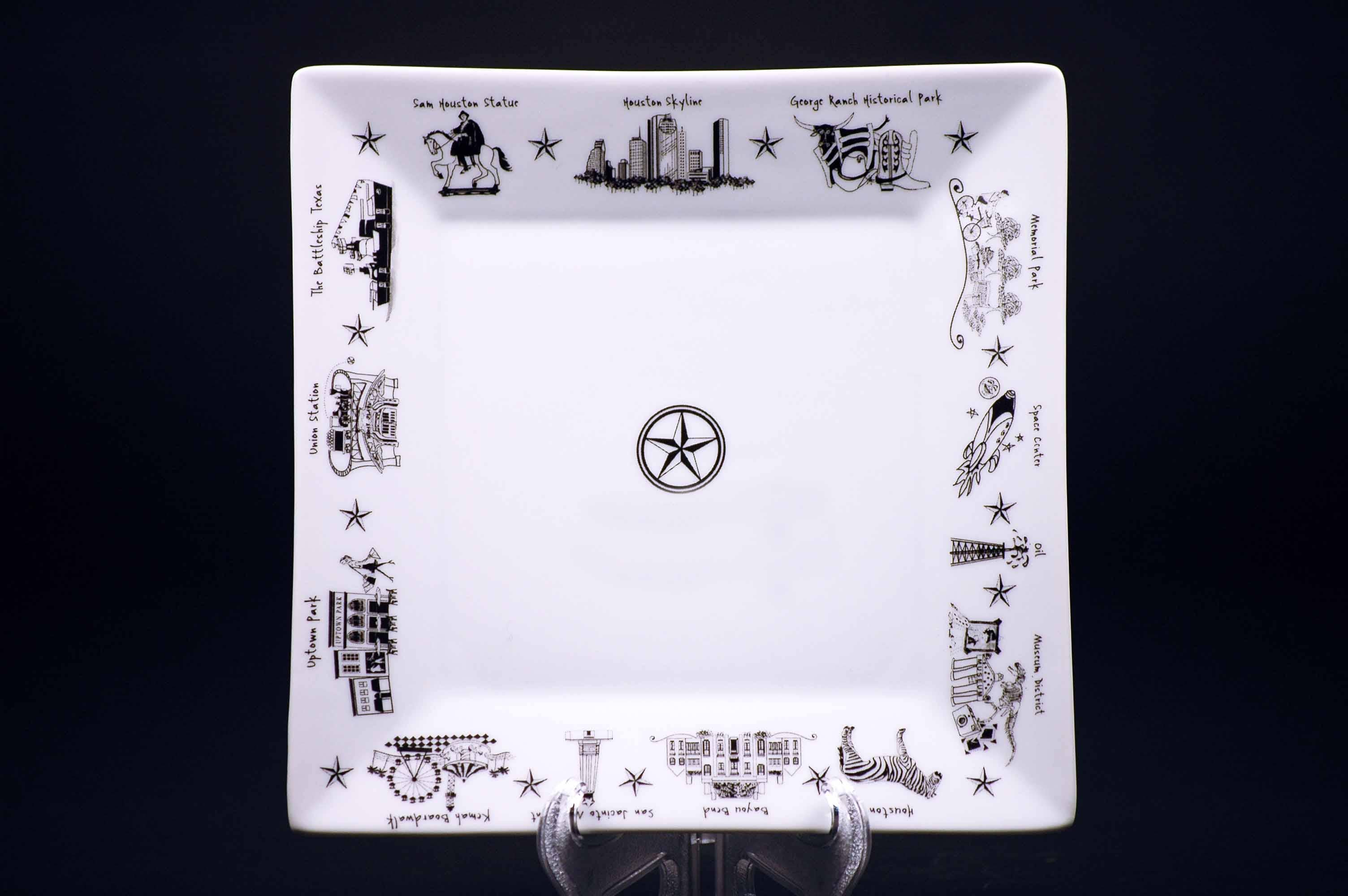 The Dish - Wholesale Platter - Houston Large Square Platter0