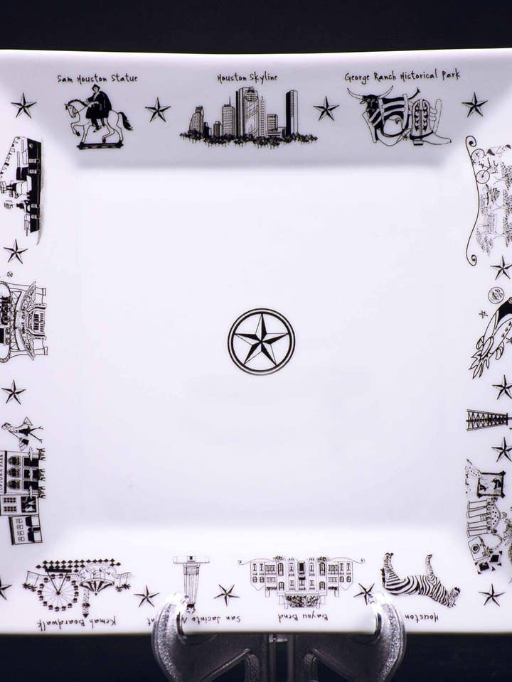 Houston Large Square Platter for wholesale by The Dish