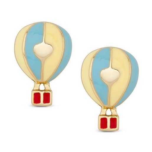 Hot Air Ballon Stud Earrings for wholesale by Lily Nily