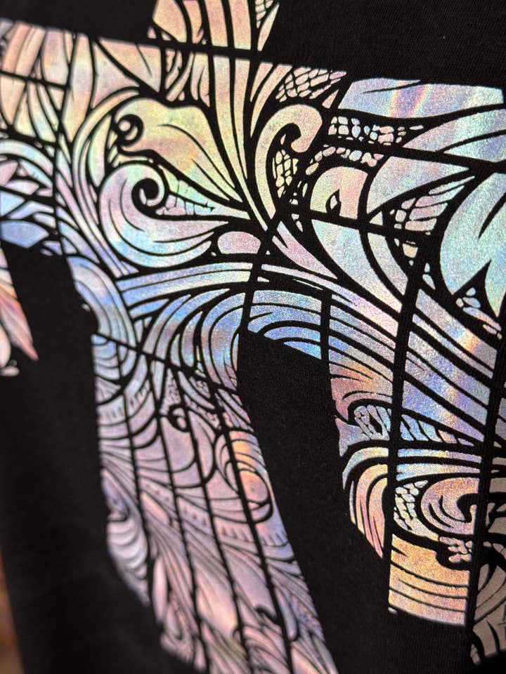 Silver holographic Thunderbird top for wholesale by Rockin A Design