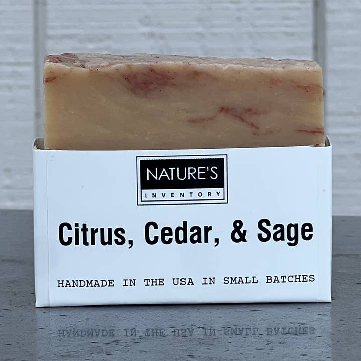Savon aux agrumes, cèdre et sauge pour la vente par Nature's Inventory