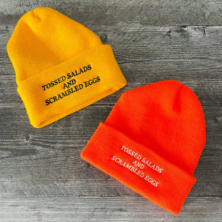 Kängda sallader äggröra stickad mössa hatt Made in America för wholesale av The Silver Spider