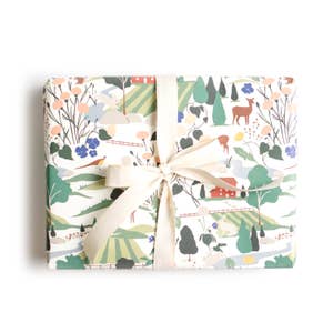 French Toile - Reversible — Rich Plus Gift Wrapping Paper Wholesale