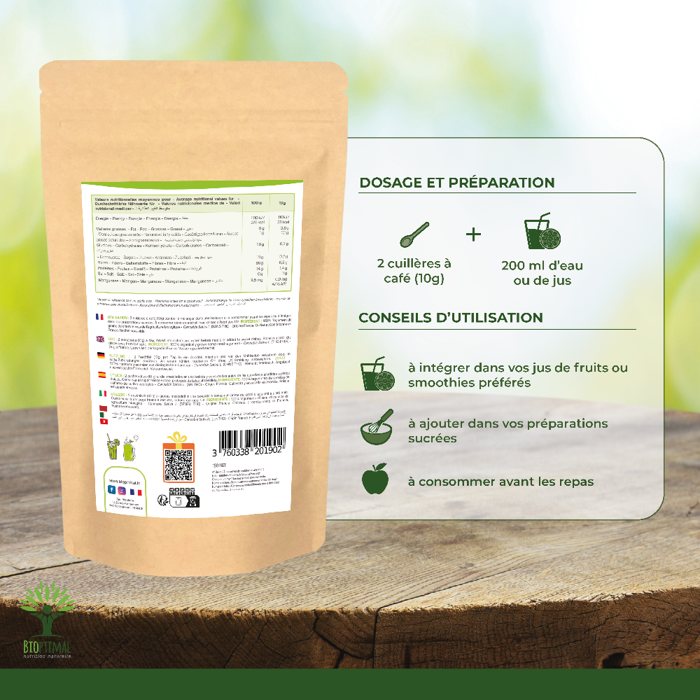 Bioptimal - Wholesale Protein/Superfood Powder - Organic Hemp Seed Husks - Bioptimal4