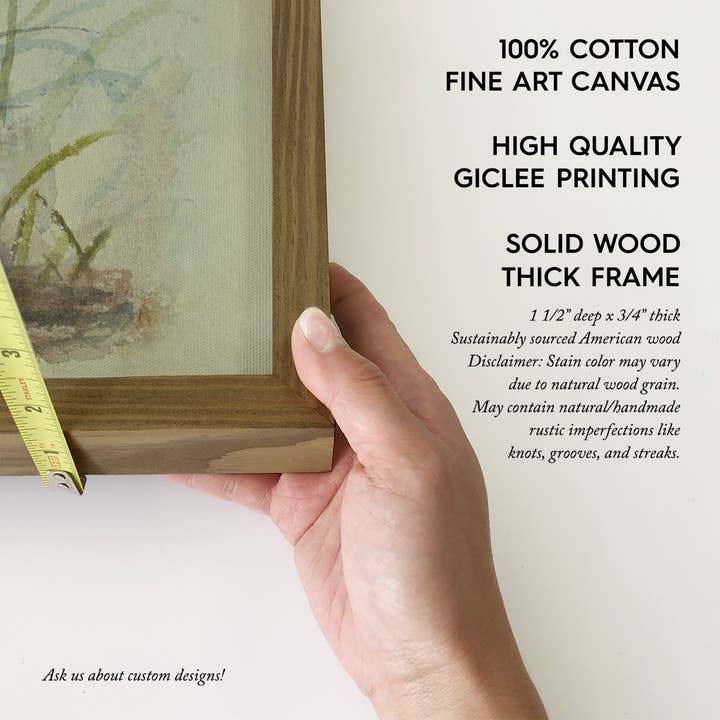 Hangout Home - Wholesale Art Print - Dandelion Botanicals - Flower Canvas Art - Wood Framed Art4