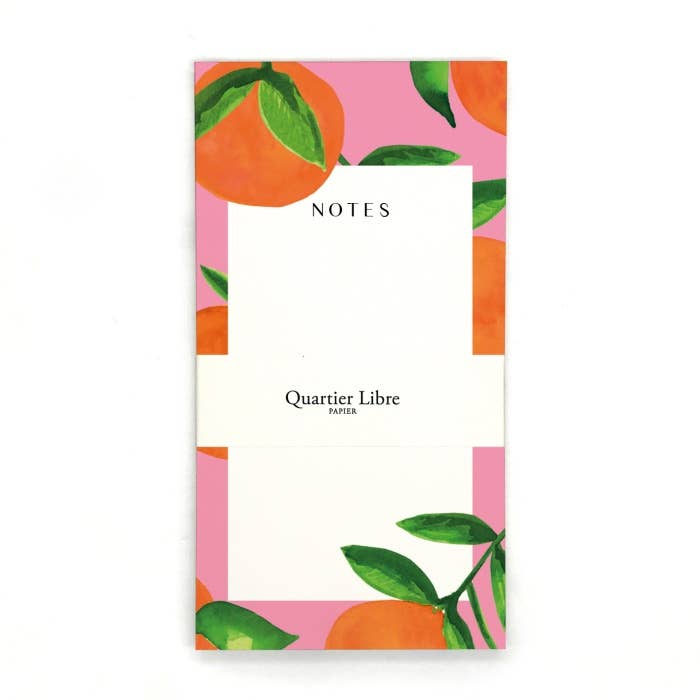 Quartier Libre Papier - Wholesale Notepad - Orange Notepad Free Zone1