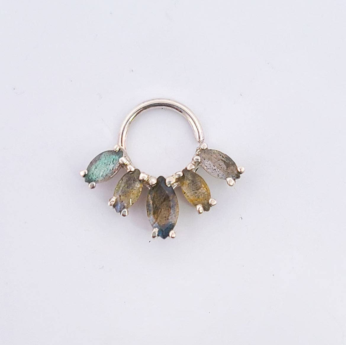 Inchoo bijoux inc - Wholesale Nose Ring - Statement Labradorite Septum Nose Piercing Marquise1