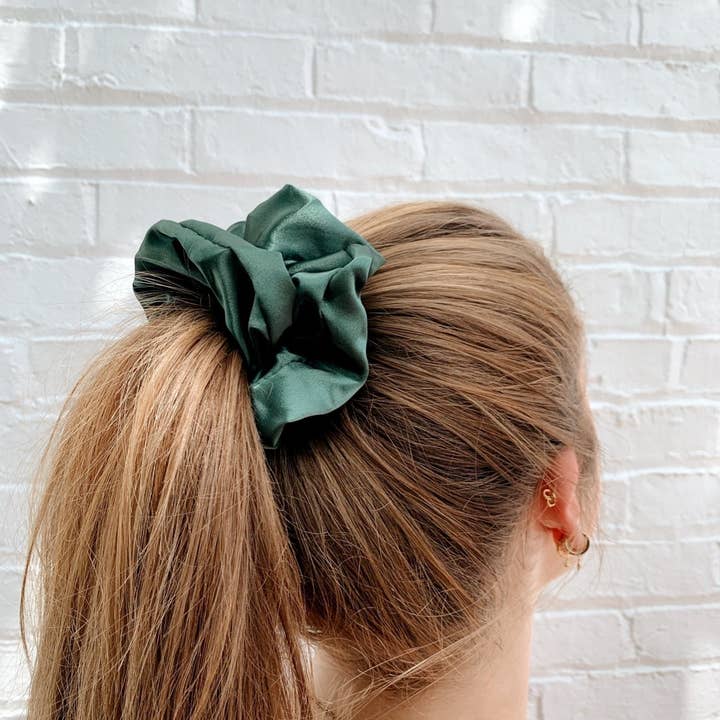 Beyond Scrunchies - Wholesale Scrunchie - Women's - HUNTER - Mulberry Silk Scrunchie7