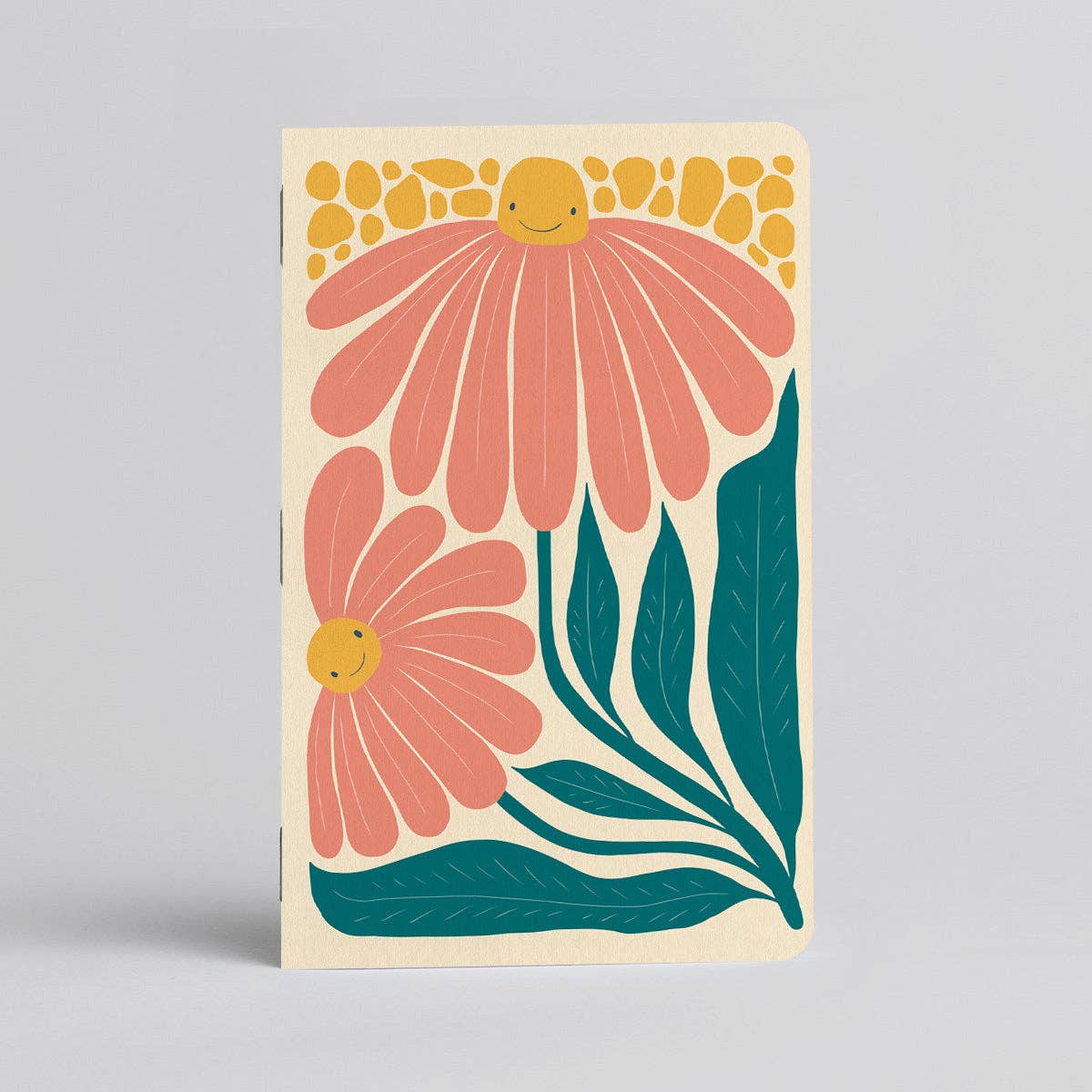 Justin Ryan Books - Wholesale Notebook - Happy Daisy Notebook/Journal - Colorful Daisy Smile0