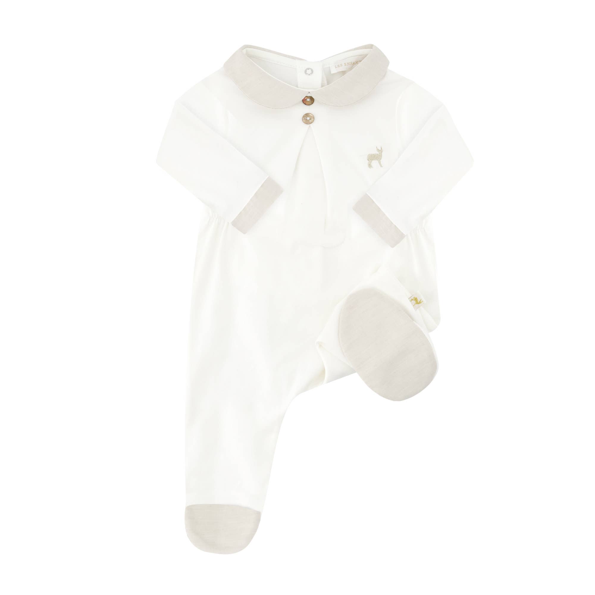 LES ENFANTINES - Wholesale Onesie - Kids - Sand wolf pajamas