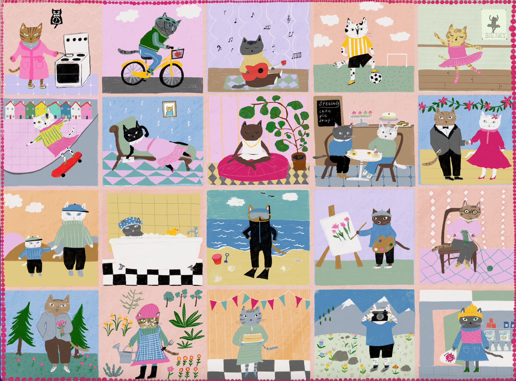 Puzzlefolk - Wholesale Puzzle - Adult - Are You Kitten? 1,000 Piece Cat Puzzle1