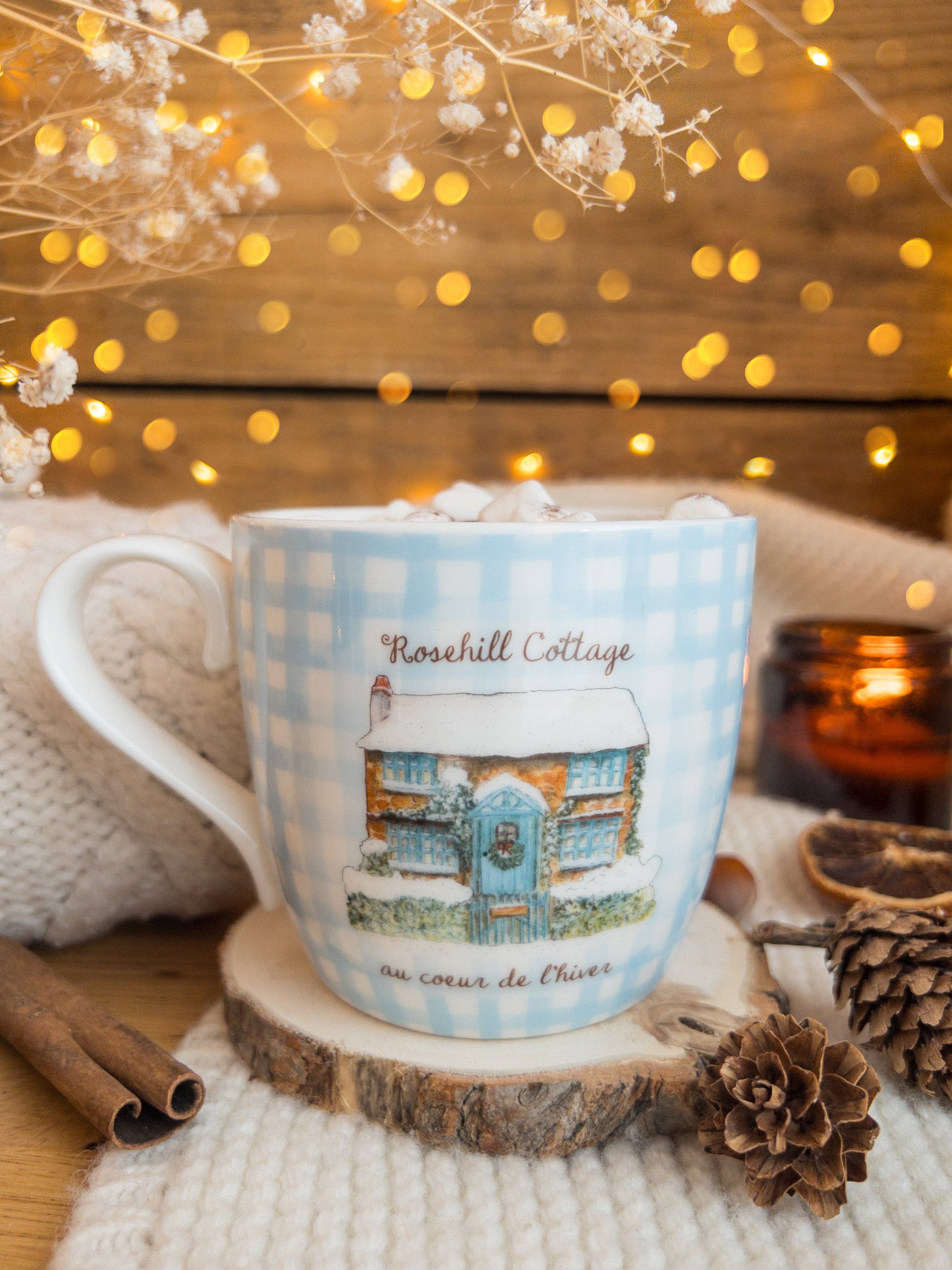 CAROFROMWOODLAND - Wholesale Coffee Mug - Winter Cottage Mug2