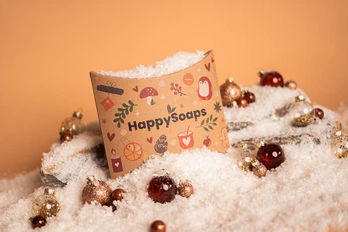 HappySoaps - Wholesale Gift Bag - Plastic-free, Luxury Gift Packaging with a cheerful design -0