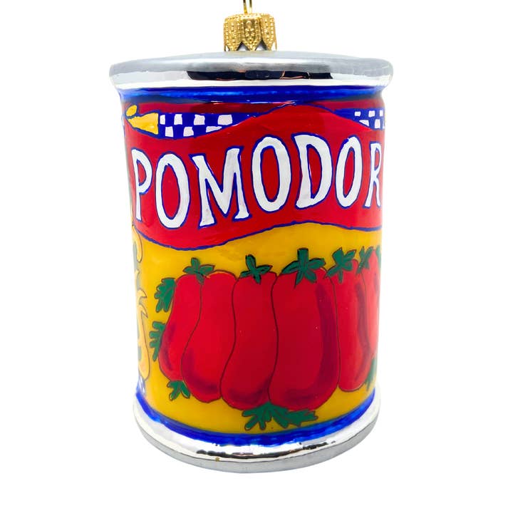 Kenzies of London - Wholesale Ornament - Italian Tomato Can Pomodoro Polish Glass Christmas Ornament2