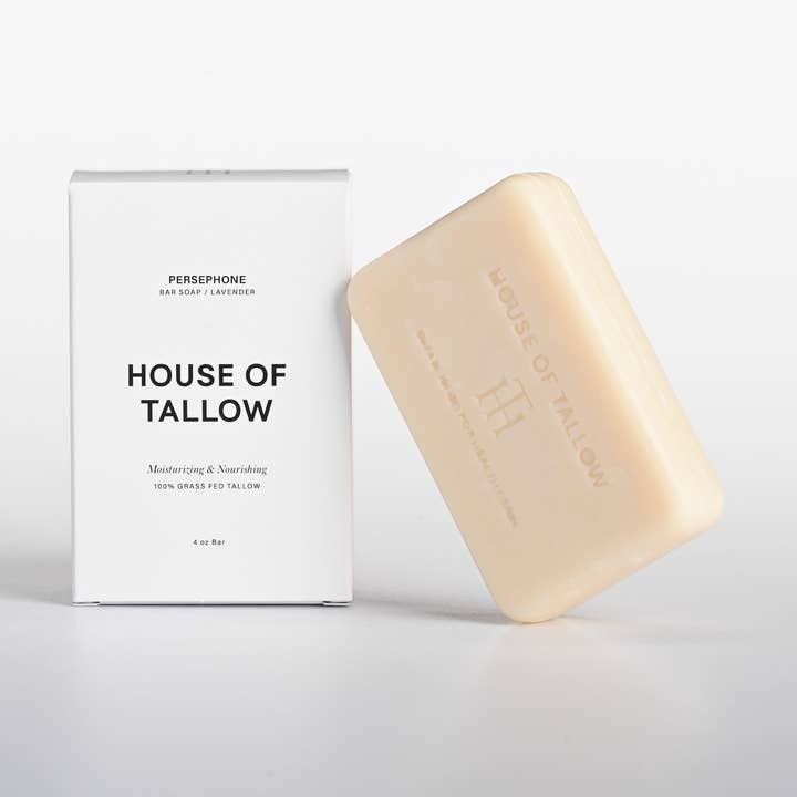 The House of Tallow - Wholesale Bar Soap - Persephone (Lavender) Pure Tallow Hand & Body Soap Bar0