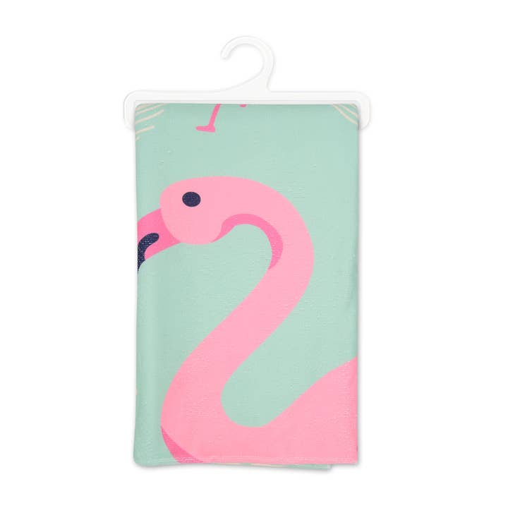 KYLIE CRAZY – wholesale Strandhandduk – Strandhandduk, rolig badhandduk FLAMINGOS 100x160