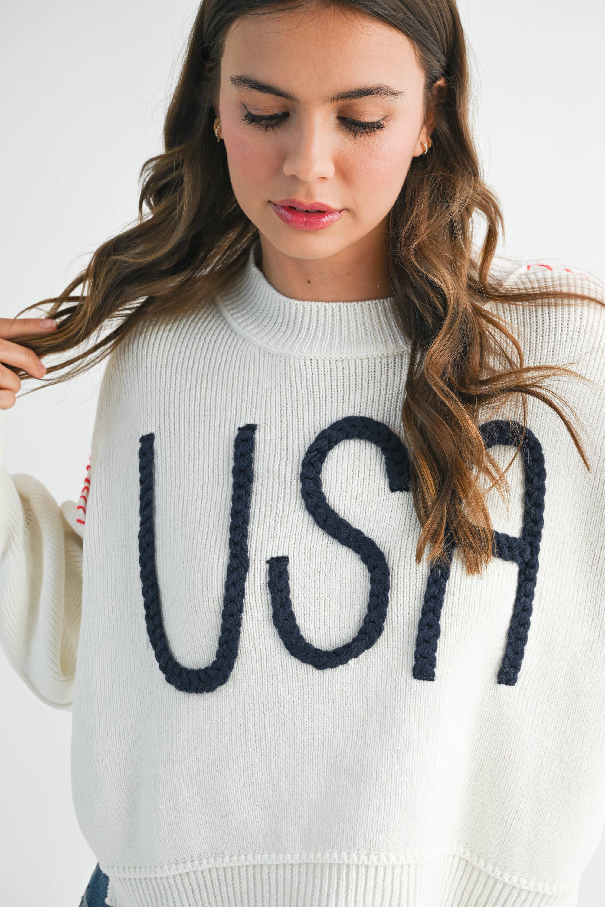 AEMI + CO - Wholesale Knit Sweater - Women's - 3249EK USA Sweater 217