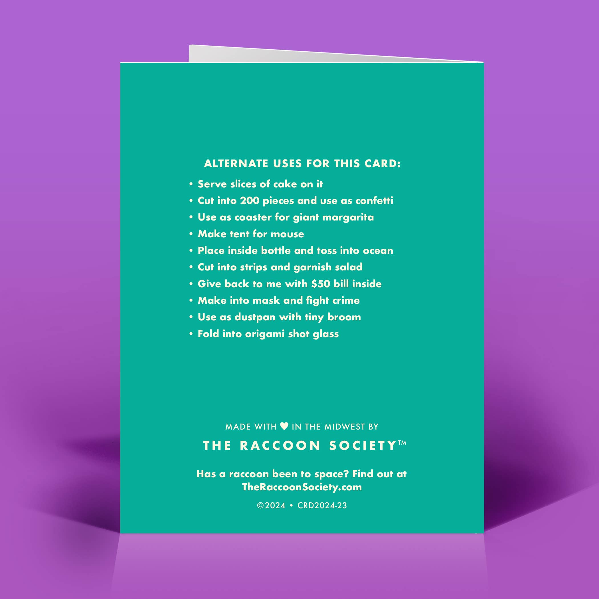 The Raccoon Society – Großhandel Grußkarten für den Alltag – Sie sind beide jeden Tag Ärger Karte.1