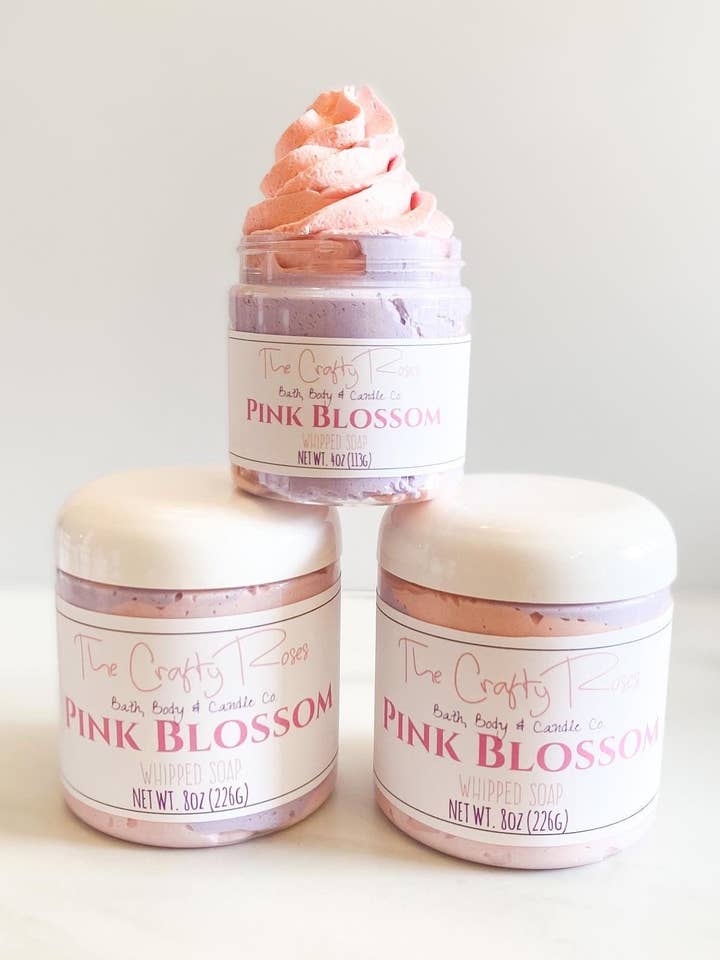 ¡Nuevo! Jabón batido Pink Blossom para venta al por mayor de The Crafty Roses