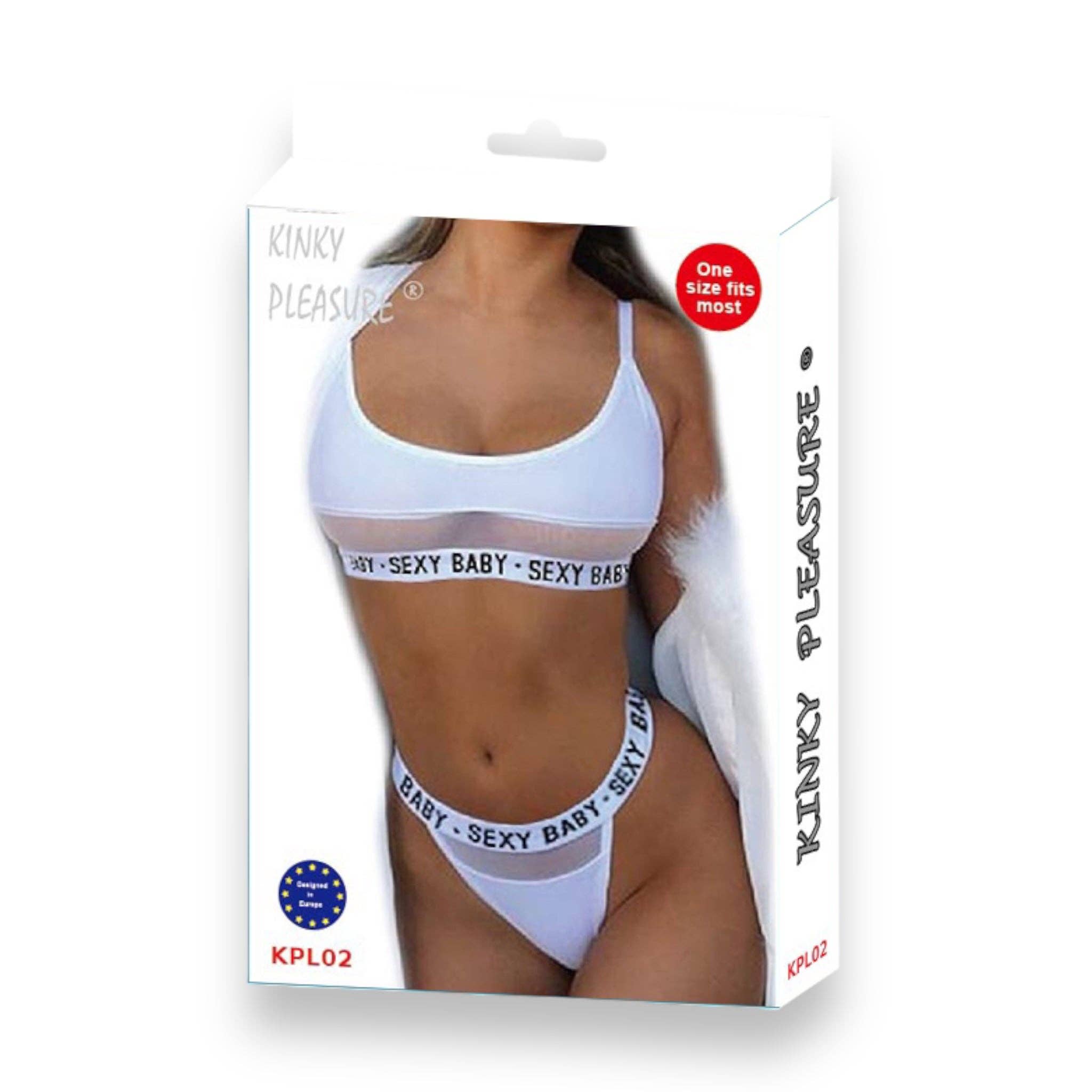 Kinky Pleasure - Wholesale Lingerie Set - Women's - Kinky Pleasure - KPL02 - Sexy Lingerie - One Size Fits Most - 3 Sizes - 2 Colors - 1 Piece10