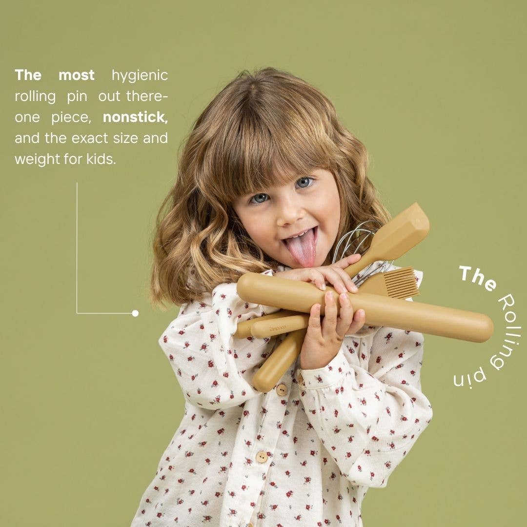 Tämpoco Design - Wholesale Kitchen Utensil Set - Mustard Montessori Baking Set for Kids – Premium Quality Hol7